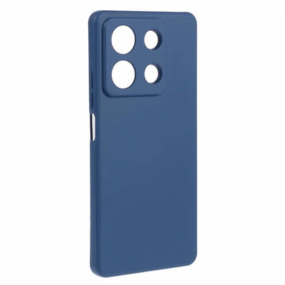 For Xiaomi Redmi Note 13 Pro 5G / Poco X6 5G TPU Phone Cover Rubberized Case with Soft Fiber Lining