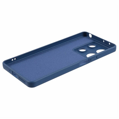For Xiaomi Redmi Note 13 Pro 5G / Poco X6 5G TPU Phone Cover Rubberized Case with Soft Fiber Lining