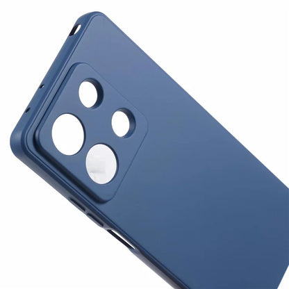 For Xiaomi Redmi Note 13 Pro 5G / Poco X6 5G TPU Phone Cover Rubberized Case with Soft Fiber Lining