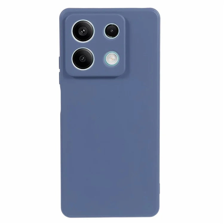 For Xiaomi Redmi Note 13 Pro 5G / Poco X6 5G TPU Phone Cover Rubberized Case with Soft Fiber Lining