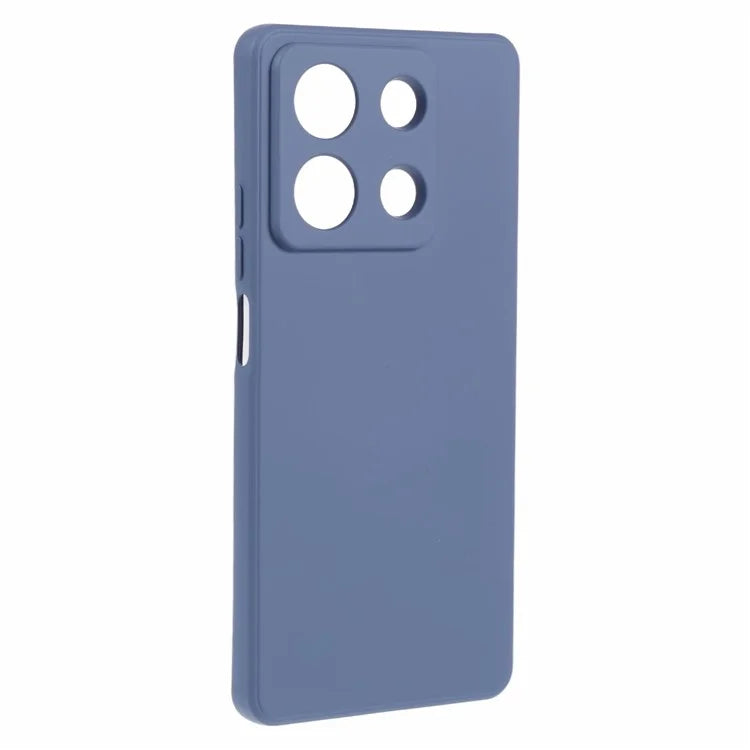 For Xiaomi Redmi Note 13 Pro 5G / Poco X6 5G TPU Phone Cover Rubberized Case with Soft Fiber Lining