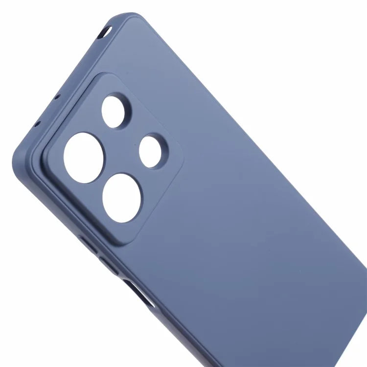For Xiaomi Redmi Note 13 Pro 5G / Poco X6 5G TPU Phone Cover Rubberized Case with Soft Fiber Lining