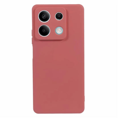 For Xiaomi Redmi Note 13 Pro 5G / Poco X6 5G TPU Phone Cover Rubberized Case with Soft Fiber Lining