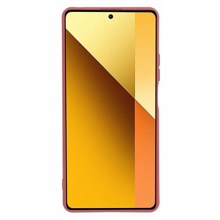 For Xiaomi Redmi Note 13 Pro 5G / Poco X6 5G TPU Phone Cover Rubberized Case with Soft Fiber Lining
