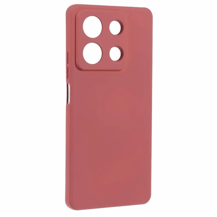 For Xiaomi Redmi Note 13 Pro 5G / Poco X6 5G TPU Phone Cover Rubberized Case with Soft Fiber Lining