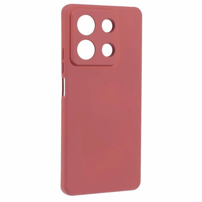 For Xiaomi Redmi Note 13 Pro 5G / Poco X6 5G TPU Phone Cover Rubberized Case with Soft Fiber Lining