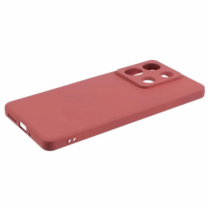 For Xiaomi Redmi Note 13 Pro 5G / Poco X6 5G TPU Phone Cover Rubberized Case with Soft Fiber Lining