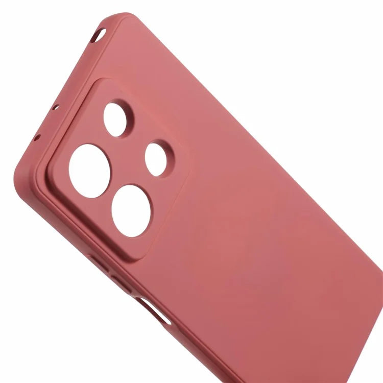 For Xiaomi Redmi Note 13 Pro 5G / Poco X6 5G TPU Phone Cover Rubberized Case with Soft Fiber Lining