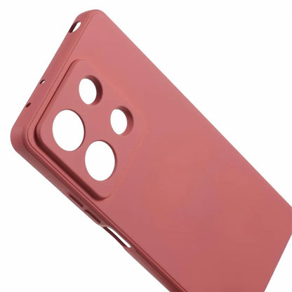 For Xiaomi Redmi Note 13 Pro 5G / Poco X6 5G TPU Phone Cover Rubberized Case with Soft Fiber Lining