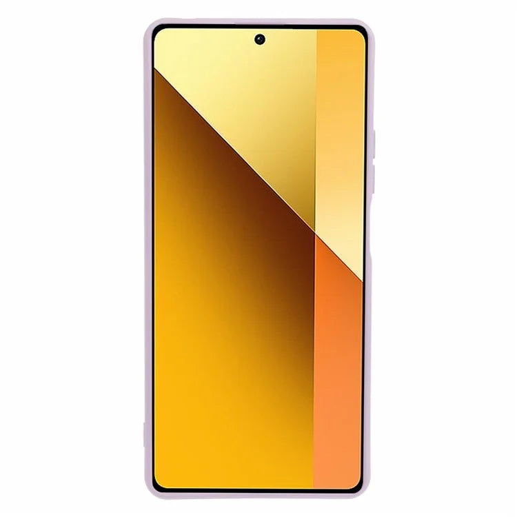 For Xiaomi Redmi Note 13 Pro 5G / Poco X6 5G TPU Phone Cover Rubberized Case with Soft Fiber Lining