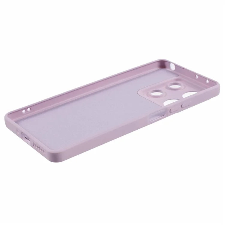 For Xiaomi Redmi Note 13 Pro 5G / Poco X6 5G TPU Phone Cover Rubberized Case with Soft Fiber Lining