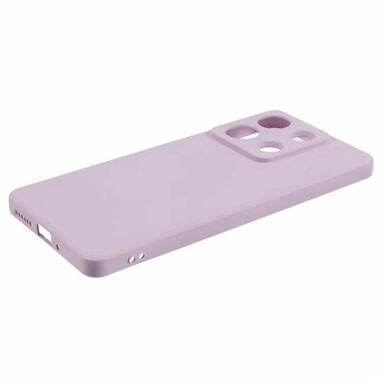 For Xiaomi Redmi Note 13 Pro 5G / Poco X6 5G TPU Phone Cover Rubberized Case with Soft Fiber Lining