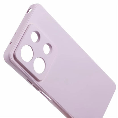 For Xiaomi Redmi Note 13 Pro 5G / Poco X6 5G TPU Phone Cover Rubberized Case with Soft Fiber Lining