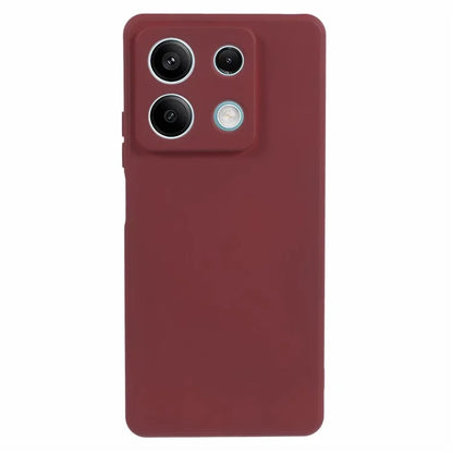 For Xiaomi Redmi Note 13 Pro 5G / Poco X6 5G TPU Phone Cover Rubberized Case with Soft Fiber Lining
