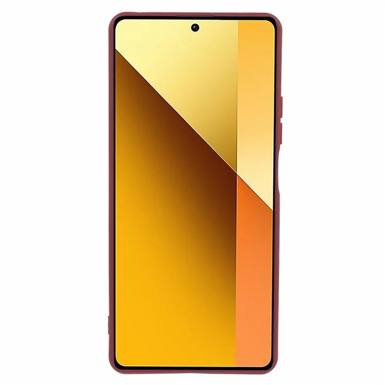 For Xiaomi Redmi Note 13 Pro 5G / Poco X6 5G TPU Phone Cover Rubberized Case with Soft Fiber Lining