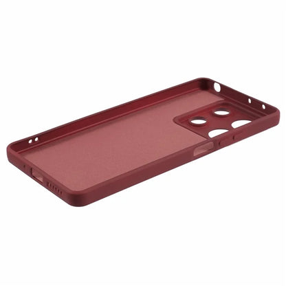 For Xiaomi Redmi Note 13 Pro 5G / Poco X6 5G TPU Phone Cover Rubberized Case with Soft Fiber Lining