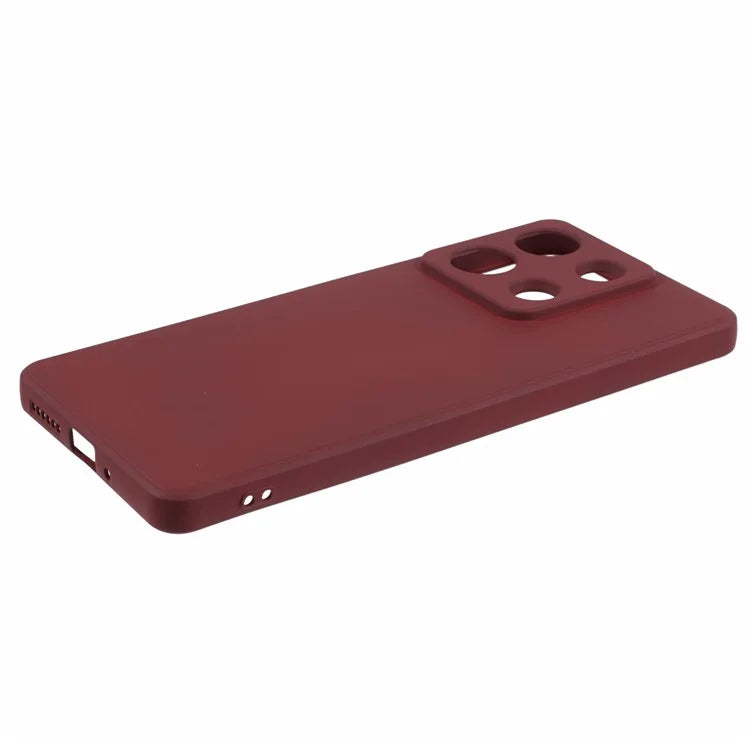 For Xiaomi Redmi Note 13 Pro 5G / Poco X6 5G TPU Phone Cover Rubberized Case with Soft Fiber Lining