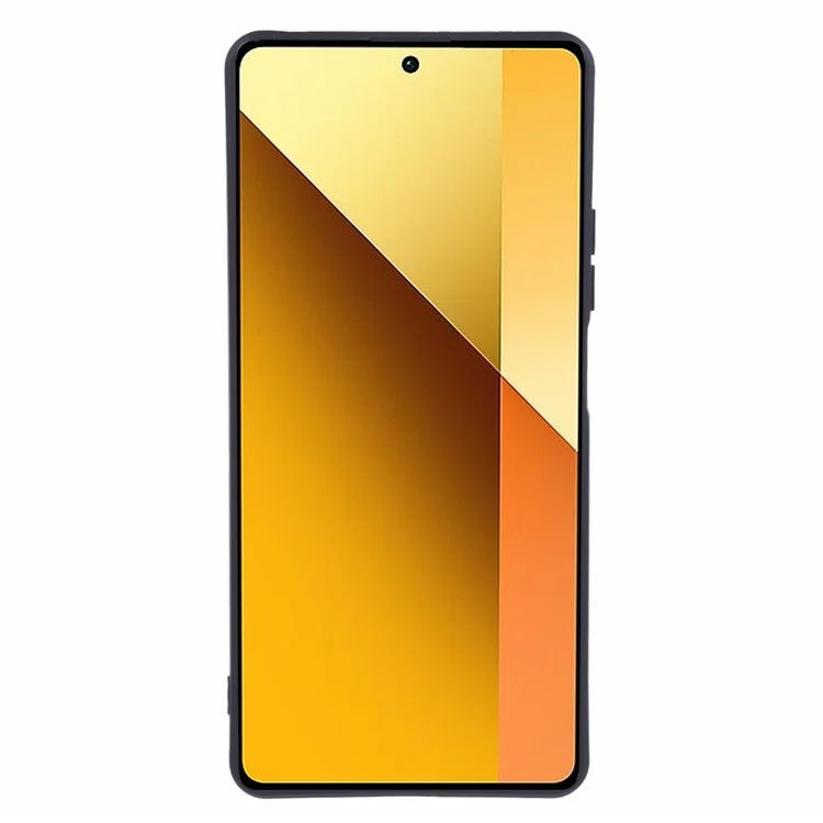 For Xiaomi Redmi Note 13 Pro 5G / Poco X6 5G TPU Phone Cover Rubberized Case with Soft Fiber Lining