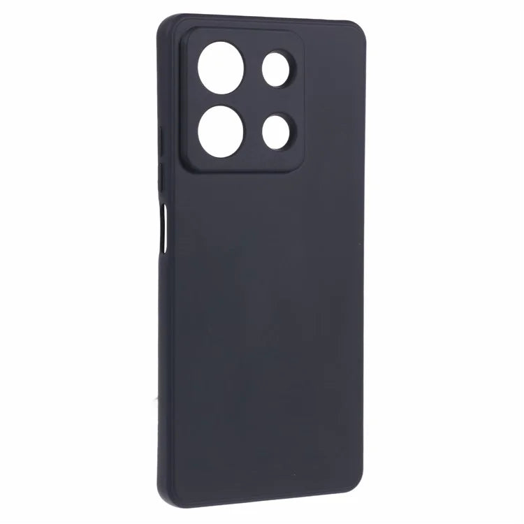 For Xiaomi Redmi Note 13 Pro 5G / Poco X6 5G TPU Phone Cover Rubberized Case with Soft Fiber Lining