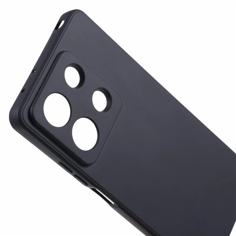 For Xiaomi Redmi Note 13 Pro 5G / Poco X6 5G TPU Phone Cover Rubberized Case with Soft Fiber Lining