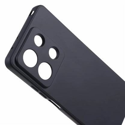 For Xiaomi Redmi Note 13 Pro 5G / Poco X6 5G TPU Phone Cover Rubberized Case with Soft Fiber Lining