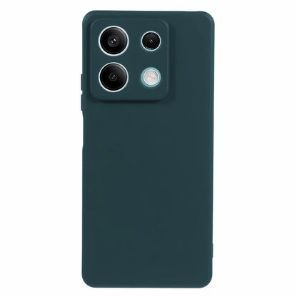 For Xiaomi Redmi Note 13 Pro 5G  /  Poco X6 5G TPU Phone Cover Rubberized Case with Soft Fiber Lining