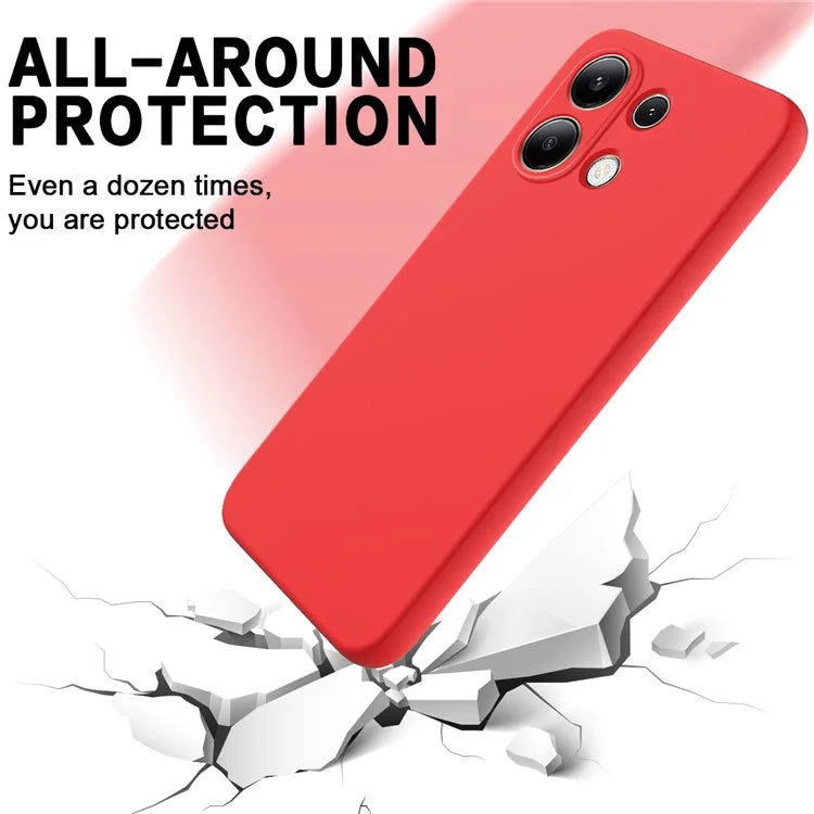 For Xiaomi Redmi Note 13 4G Liquid Silicone Case Camera Protection Phone Cover
