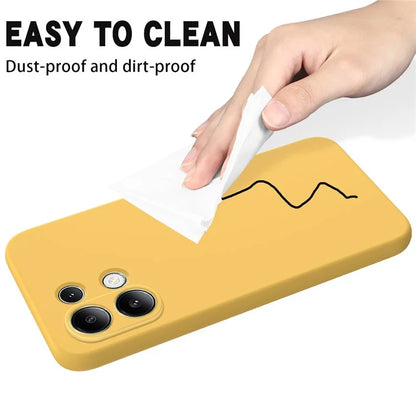 For Xiaomi Redmi Note 13 4G Liquid Silicone Case Camera Protection Phone Cover