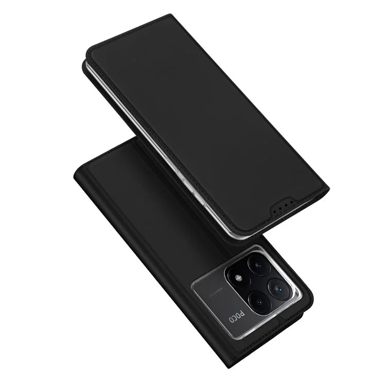 DUX DUCIS Skin Pro Series For Xiaomi Poco X6 Pro 5G / Redmi K70E 5G Leather Phone Case with Card Slot