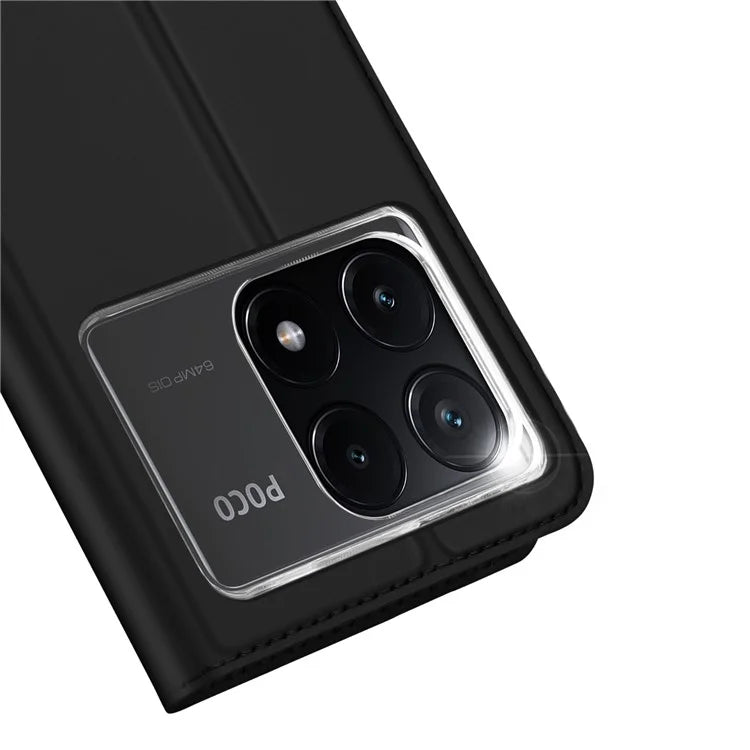DUX DUCIS Skin Pro Series For Xiaomi Poco X6 Pro 5G / Redmi K70E 5G Leather Phone Case with Card Slot