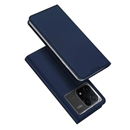 DUX DUCIS Skin Pro Series For Xiaomi Poco X6 Pro 5G / Redmi K70E 5G Leather Phone Case with Card Slot