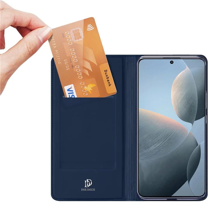 DUX DUCIS Skin Pro Series For Xiaomi Poco X6 Pro 5G / Redmi K70E 5G Leather Phone Case with Card Slot