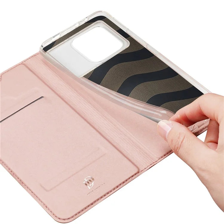 DUX DUCIS Skin Pro Series For Xiaomi Poco X6 Pro 5G / Redmi K70E 5G Leather Phone Case with Card Slot