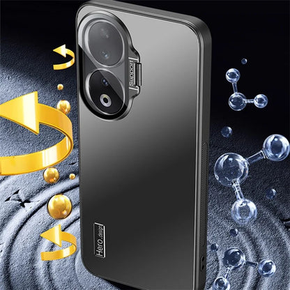 For Honor 90 Case Kickstand TPU+PC Drop-resistant Back Cover