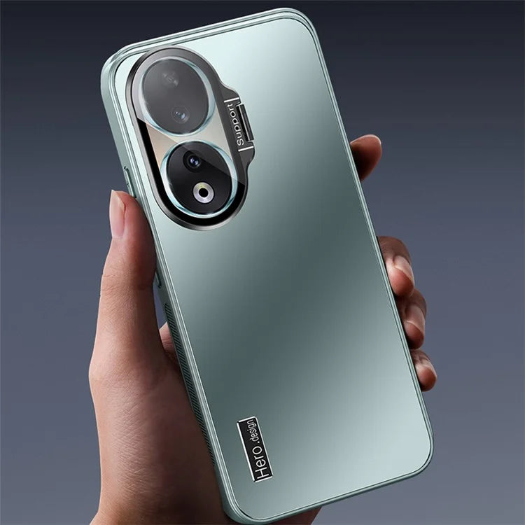 For Honor 90 Case Kickstand TPU+PC Drop-resistant Back Cover