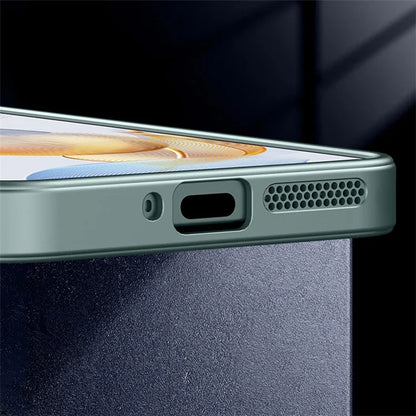 For Honor 90 Case Kickstand TPU+PC Drop-resistant Back Cover