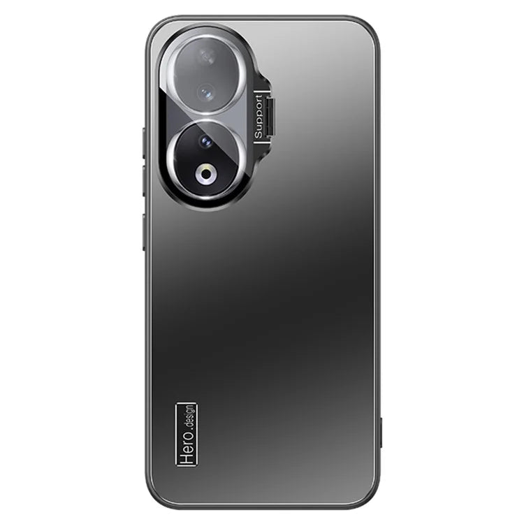 For Honor 90 Case Kickstand TPU+PC Drop-resistant Back Cover