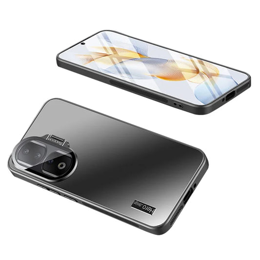 For Honor 90 Pro Case with Camera Lens Film Kickstand Phone Back Cover