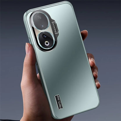For Honor 90 Pro Case with Camera Lens Film Kickstand Phone Back Cover