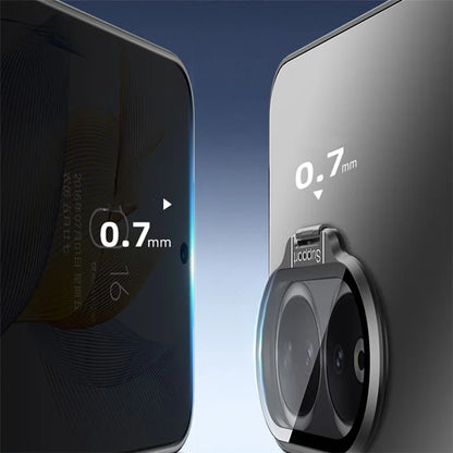 For Honor 90 Pro Case with Camera Lens Film Kickstand Phone Back Cover