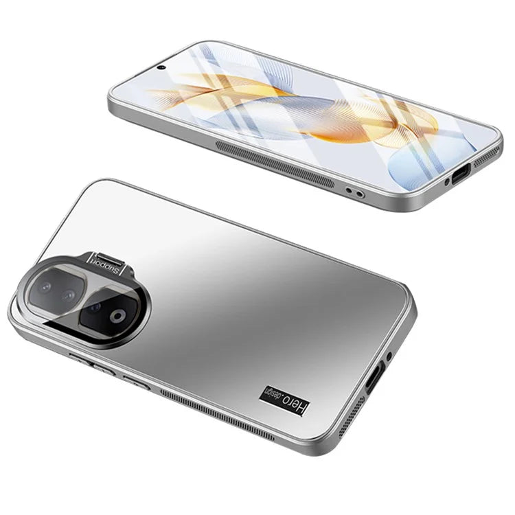 For Honor 90 Pro Case with Camera Lens Film Kickstand Phone Back Cover