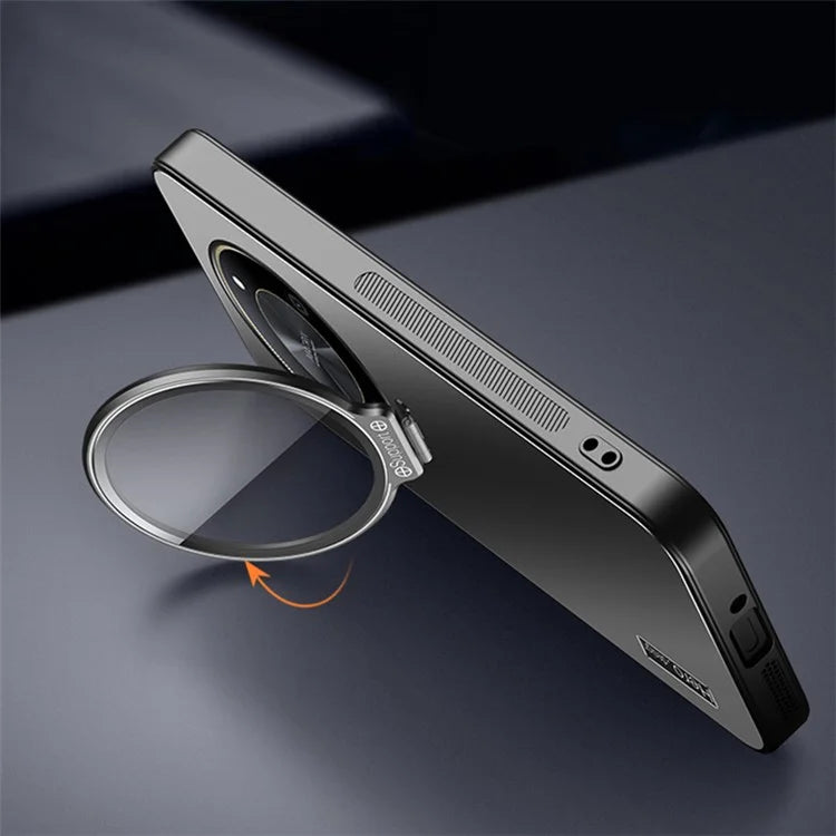 For Honor X40 5G / X9a 5G / Magic5 Lite 5G Case Hidden Kickstand TPU+PC Phone Back Shell