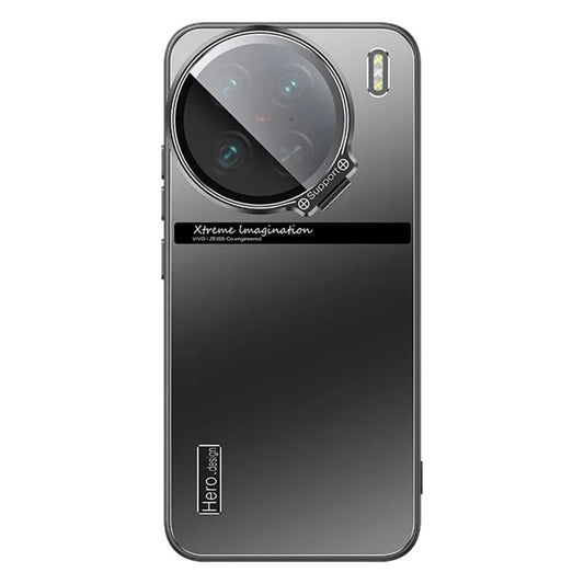 For vivo X90 5G / X90s 5G Case TPU+PC Lens Kickstand Cover with Anti-slip Strips