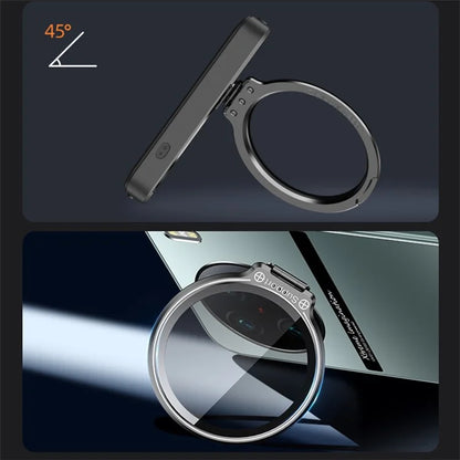 For vivo X90 5G / X90s 5G Case TPU+PC Lens Kickstand Cover with Anti-slip Strips