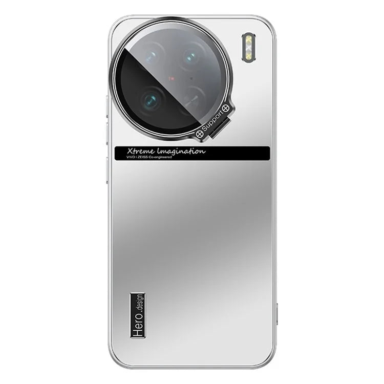 For vivo X90 5G / X90s 5G Case TPU+PC Lens Kickstand Cover with Anti-slip Strips