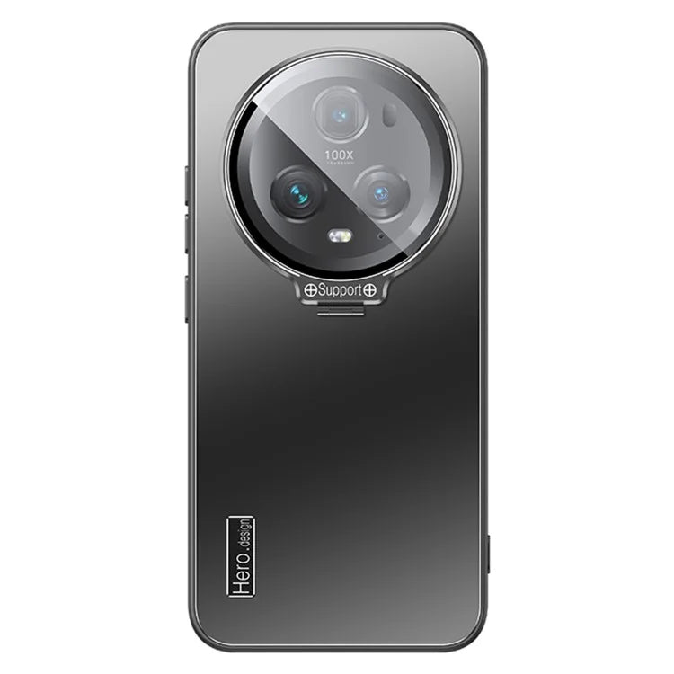 For Honor Magic5 Pro Cell Phone Case TPU+PC Lens Kickstand Cover