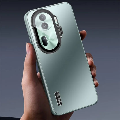For Oppo Reno11 Pro 5G Cases Phone Cover Anti-Scratch TPU+PC Shell with Kickstand