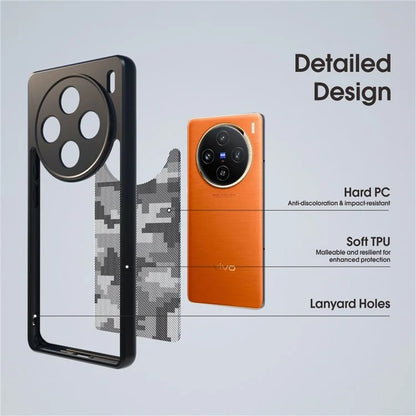 IBMRS For vivo X100 5G Case TPU+PC Airbag Protection Back Cover