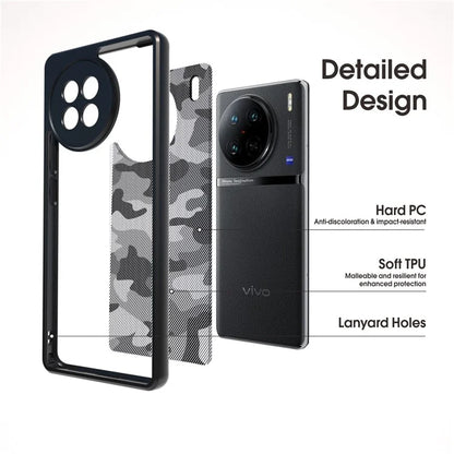 IBMRS For vivo X90 Pro 5G Case Drop-proof TPU+PC Protective Shell