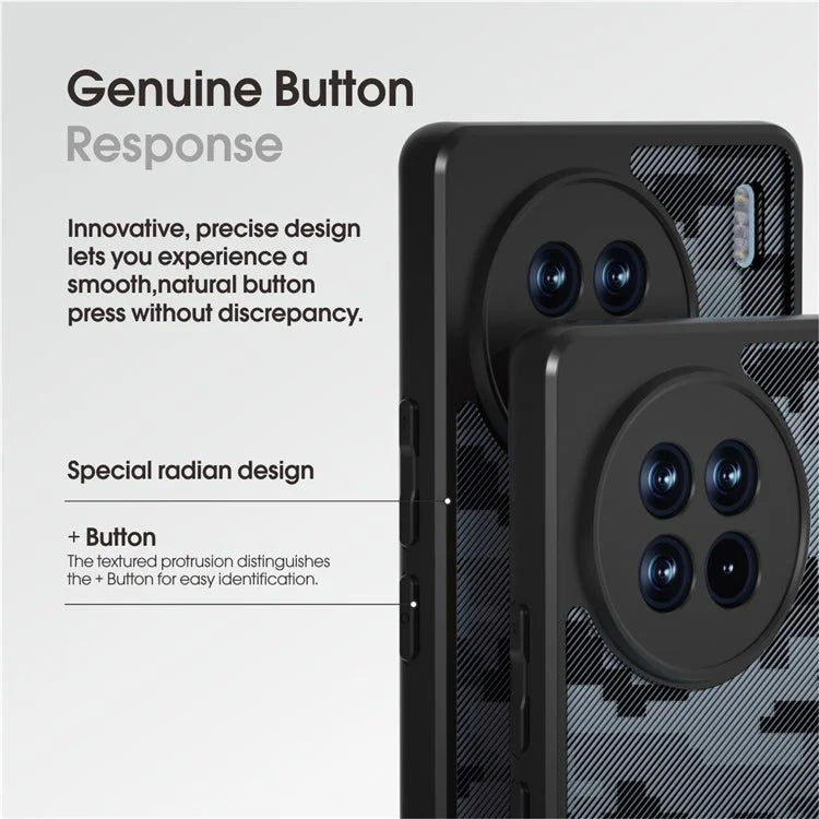 IBMRS For vivo X90 5G Case Airbag Protection TPU+PC Phone Protector
